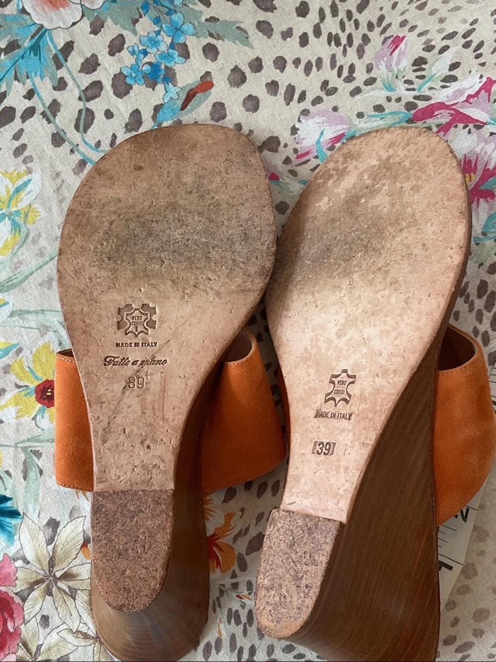 Il Sandolo suede Wedge Sandals.